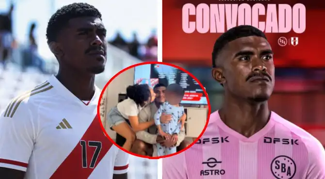 Novia de Oslimg Mora y su emotiva reacción al ver que el jugador es una de las sorpresas en la lista de convocados de Perú. Novia de Oslimg Mora y su emotiva reacción al ver que el jugador es una de las sorpresas en la lista de convocados de Perú.
