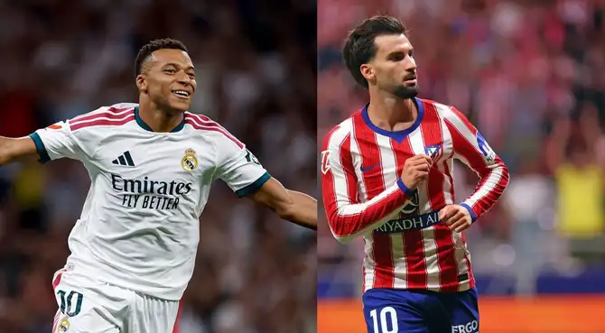 Real Madrid visita a Atlético de Madrid por la fecha 7 de LaLiga 2026-2027