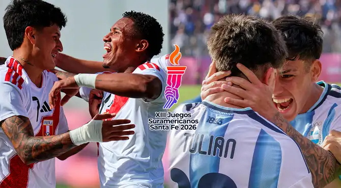 Perú vs Argentina EN VIVO por semifinales de Juegos Suramericanos. Foto: composición Líbero/IG