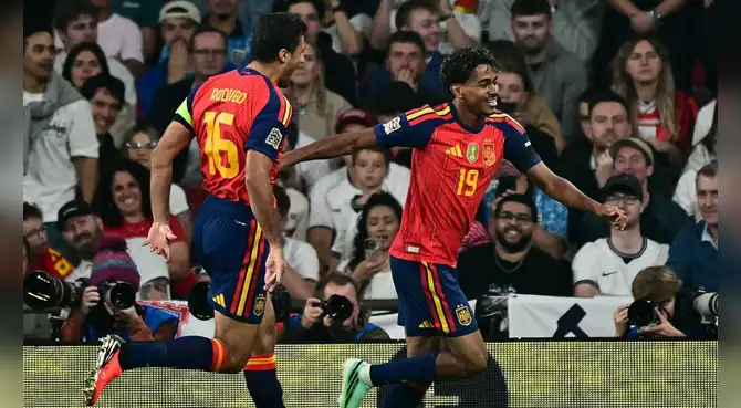 España venció 3-2 a Inglaterra por la UEFA Nations League