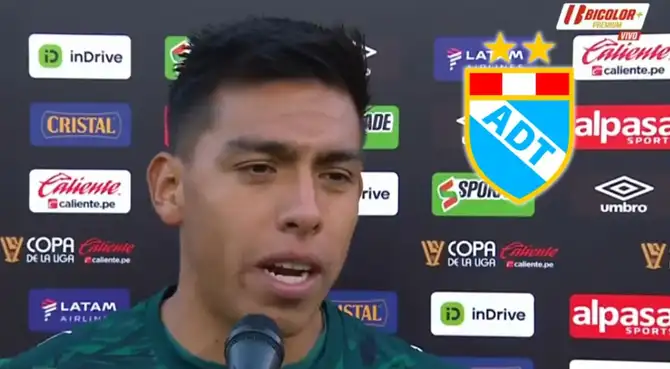Diego Enríquez destacó el triunfo de Cristal sobre ADT Diego Enríquez destacó el triunfo de Cristal sobre ADT