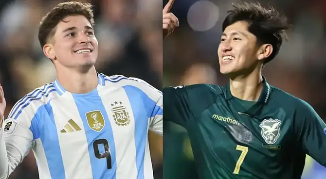 Alineaciones Argentina vs Bolivia