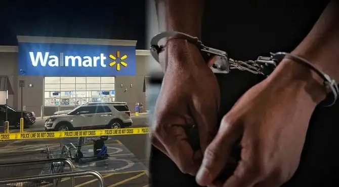 Hombre es detenido tras amenazar con un arma a clientes de un Walmart en Delco.