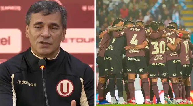 Fabián Bustos se mostró enamorado de Universitario tras su retorno al club. Foto: composición Líbero