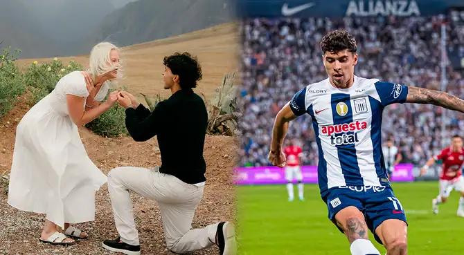 Franco Zanelatto, exjugador de Alianza Lima, sorprendió a su novia con una romántica pedida de mano.