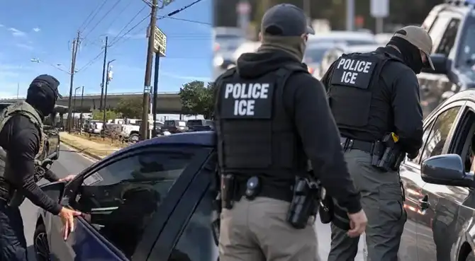 ICE establece nuevas reglas para persecuciones y detenciones vehiculares.