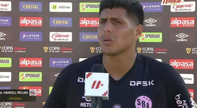 Hansell Riojas dio fuerte comentario luego de la eliminación de Sport Boys de la Copa de la Liga 2026