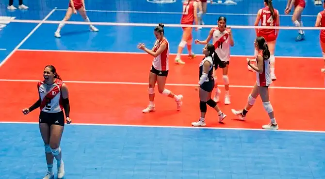 Perú venció a Chile por el Sudamericano de Vóley Sub 19.