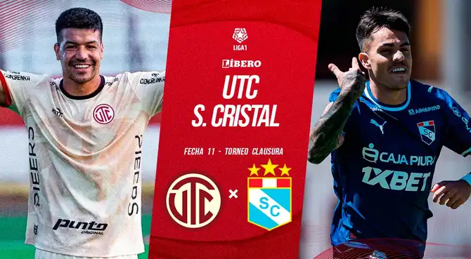 Sporting Cristal vs UTC EN VIVO por el Torneo Clausura 2026.