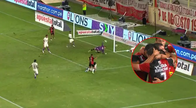 Gol de Bernardo Cuesta marca el 1-0 para Melgar ante Universitario