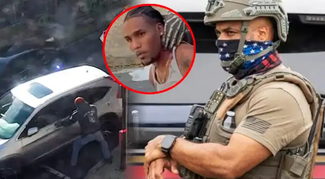 Imágenes revelan cuestionable accionar de agentes del ICE con dominicano en Nueva York.