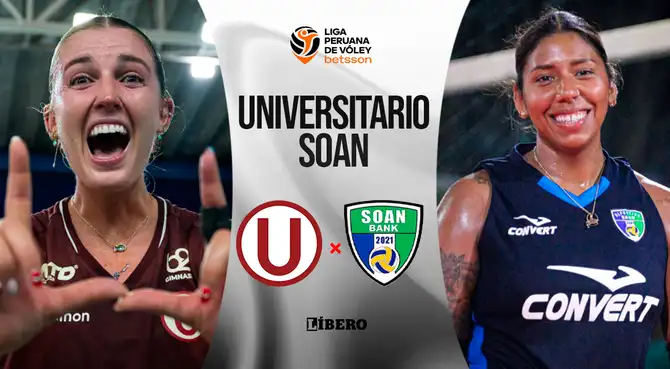 Universitario vs Soan EN VIVO por Liga Peruana de Vóley: horarios, canal y entradas del partido Universitario vs Soan EN VIVO por Liga Peruana de Vóley: horarios, canal y entradas del partido