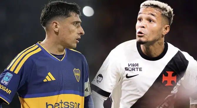 Boca Juniors vs Vasco da Gama por la Copa Sudamericana.