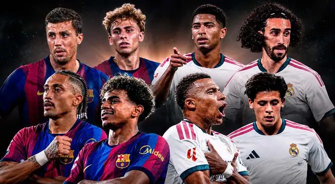 Barcelona y Real Madrid afrontarán un clásico de alto nivel. Barcelona y Real Madrid afrontarán un clásico de alto nivel.