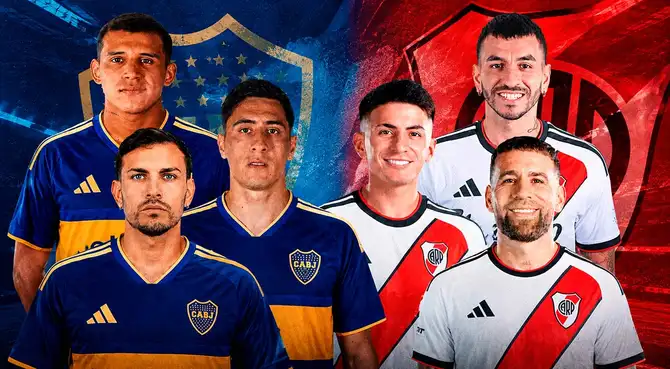 Boca Juniors y River Plate afrontarán el Supérclásico de Argentina. Boca Juniors y River Plate afrontarán el Supérclásico de Argentina.