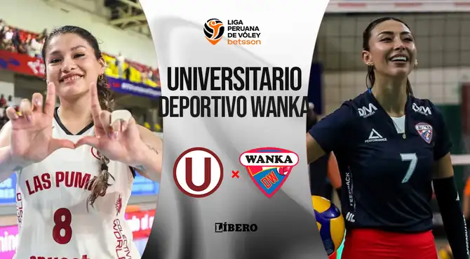 Universitario vs Deportivo Wanka EN VIVO por Liga Peruana de Vóley: horario y dónde ver partido