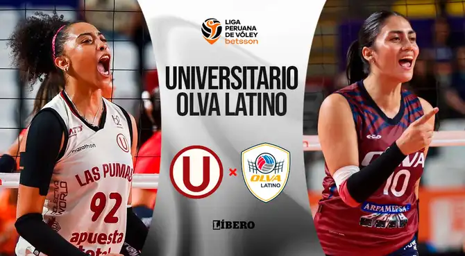Universitario vs Olva Latino EN VIVO por Liga Peruana de Vóley: horario y dónde ver