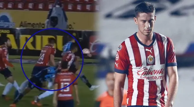 Santiago Ormeño cometió penal en empate de Chivas vs. Gualadajara