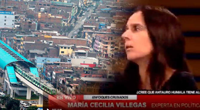 La analista política María Cecilia Villegas tuvo un desafortunado comentario sobre SJL