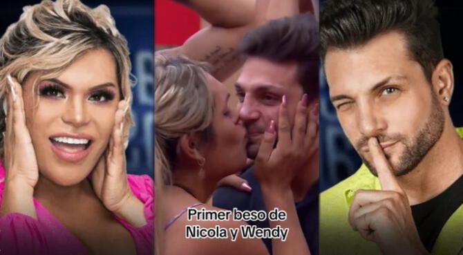 La casa de los famosos se volvió tendencia luego que Nicola y Wendy protagonizaran su primer 'beso'