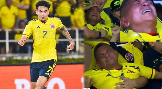 Papá de Luis Díaz se desmayó tras el 2-1 de Colombia ante Brasil.