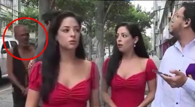 Andrea Luna fue víctima de acoso durante una entrevista para Latina TV.