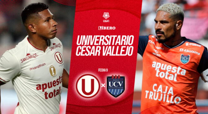 Universitario vs César Vallejo jugarán en el Mansiche.