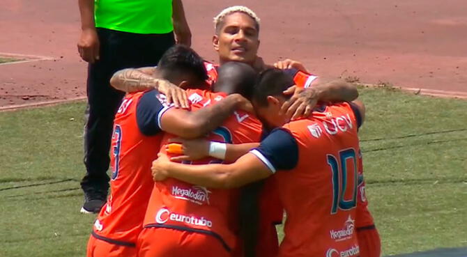 Paolo Guerrero marcó gol en el César Vallejo vs Comerciantes Unidos.
