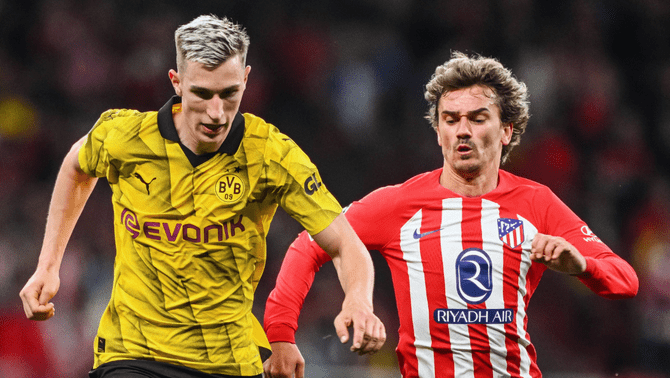 Atlético Madrid quiere su primera Champions League; Dortmund, la segunda. Foto: Borussia Dortmund