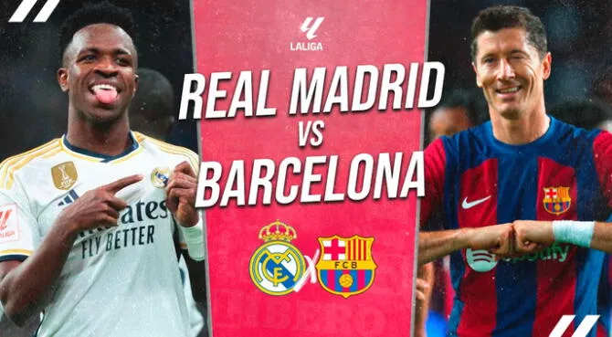 Real Madrid y Barcelona se enfrentan en partido por LaLiga