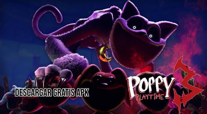 Descarga la última versión de Poppy Playtime Chapter 3 en celular o PC.