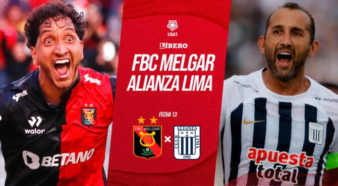 Alianza Lima visita a Melgar por la fecha 13 de la Liga 1 2024