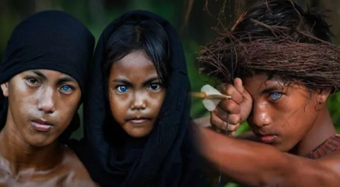 Esta tribu se encuentra en Indonesia y todos padecen de un síndrome que cambia el color de sus ojos.