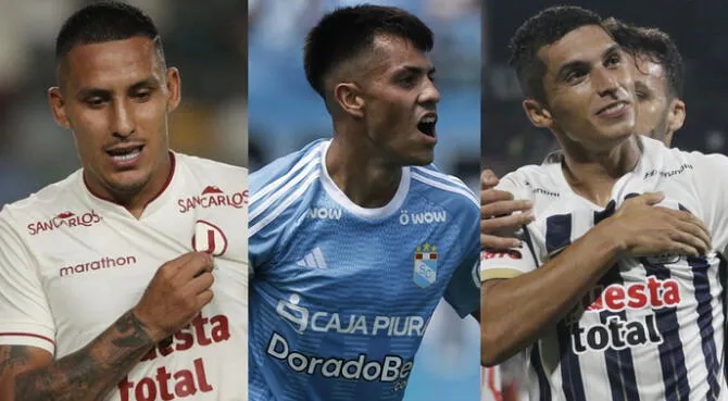 Universitario, Cristal y Alianza Lima luchan por el Torneo Apertura 2024.