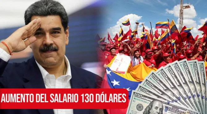 Nicolás Maduro confirmó el AUMENTO SALARIAL de 130 dólares.