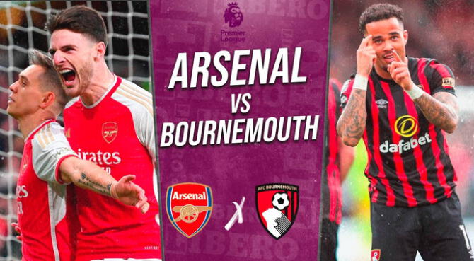 Arsenal enfrenta al Bournemouth por la Premier League