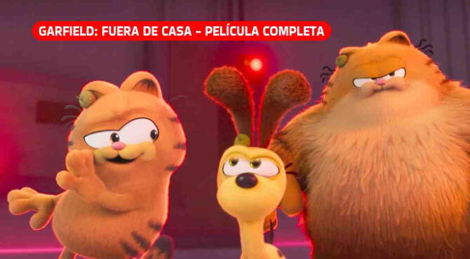 En esta nota te diremos cómo ver Garfield: fuera de casa película completa en español.