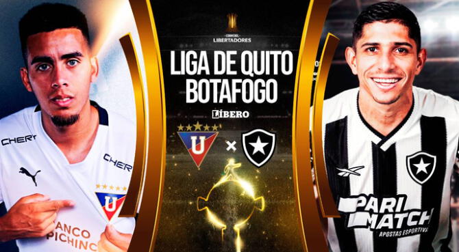 Liga de Quito vs. Botafogo se enfrentarán por la Copa Libertadores.
