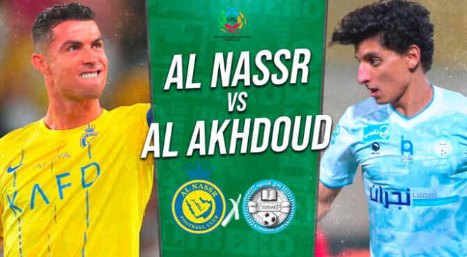 Al Nassr vs. Al Akhdoud se enfrentan por la Saudi Pro League.