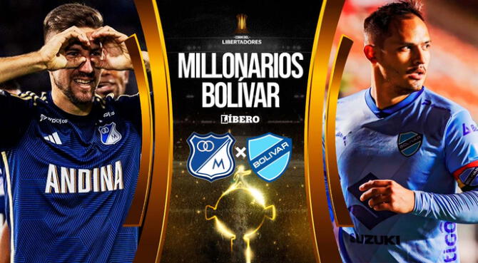 Millonarios vs Bolívar EN VIVO por Copa Libertadores: hora y dónde ver partido