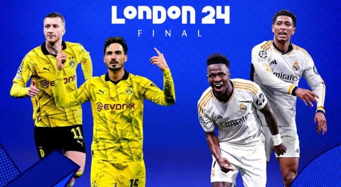 Dortmund y Real Madrid en busca de alzar la 'Orejona' en la final de Champions League 2024.