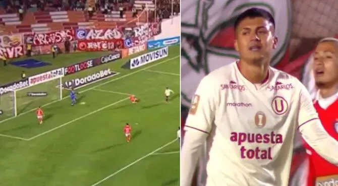 Jairo Concha estuvo cerca de abrir el marcador, pero el travesaño le negó el grito de gol