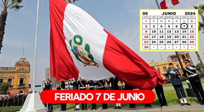 El Día de la Bandera en el Perú se celebra el 7 de junio de cada año, pero desde 2024 será nuevo feriado nacional.