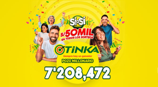 Revisa los últimos resultados de La Tinka del miércoles 26 de junio.