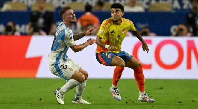 Se jugó la final de la Copa América entre Argentina y Colombia.