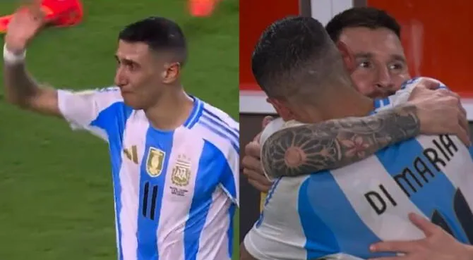 Ángel Di María se despidió de la selección argentina en la Copa América 2024.