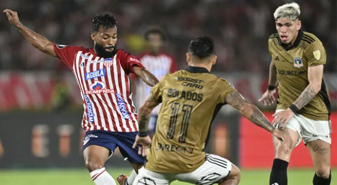 Junior perdió ante Colo Colo en Barranquilla por la Copa Libertadores 2024.