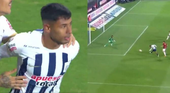 Jhamir D'Arrigo anotó el 1-1 de Alianza Lima sobre Melgar.