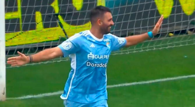 Martín Cauteruccio anotó el 2-0 de Sporting Cristal sobre César Vallejo.