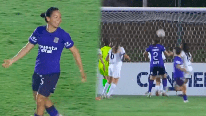 Emily Flores marcó de sombrero el 2-0 de Alianza Lima sobre Santiago Morning.